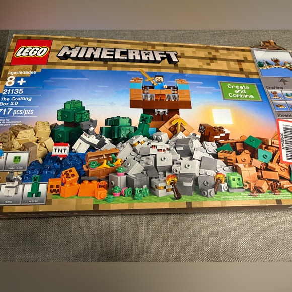Lego 21135 Minecraft The crafting box New Open Box